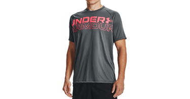 T-shirt Under Armour Tee UA TECH 2.0 WORDMARK SS Grå | 1361702-012, 1