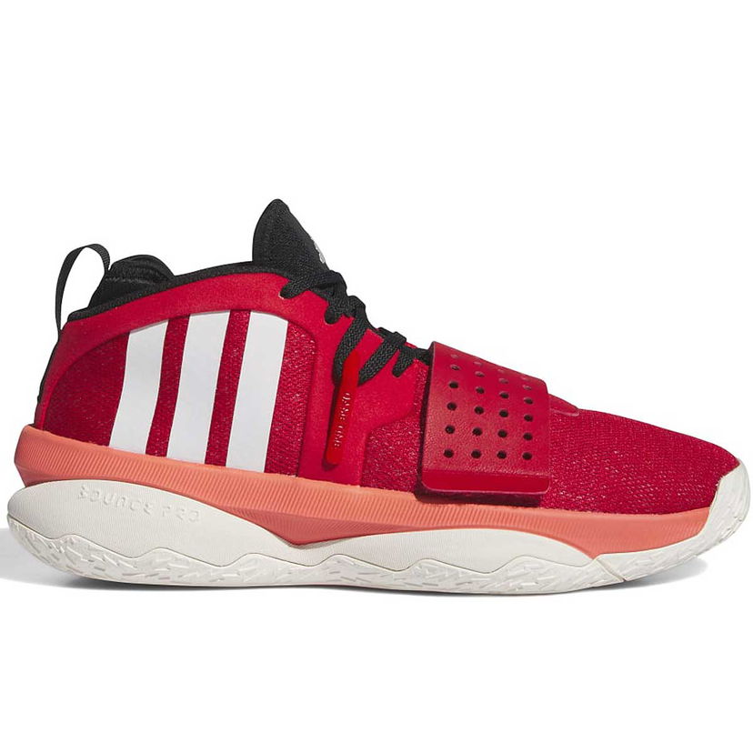 Sneakers och skor adidas Originals adidas DAME 8, red/white/black Röd | IF1506