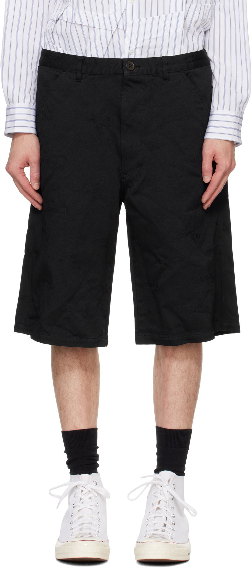 Shorts Comme des Garçons Strong Will Shorts Mörkblå | FN-P504-051