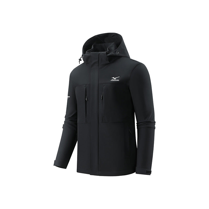 Vindjacka Mizuno Men's Hooded Sport Jacket Svart | A2CC3502