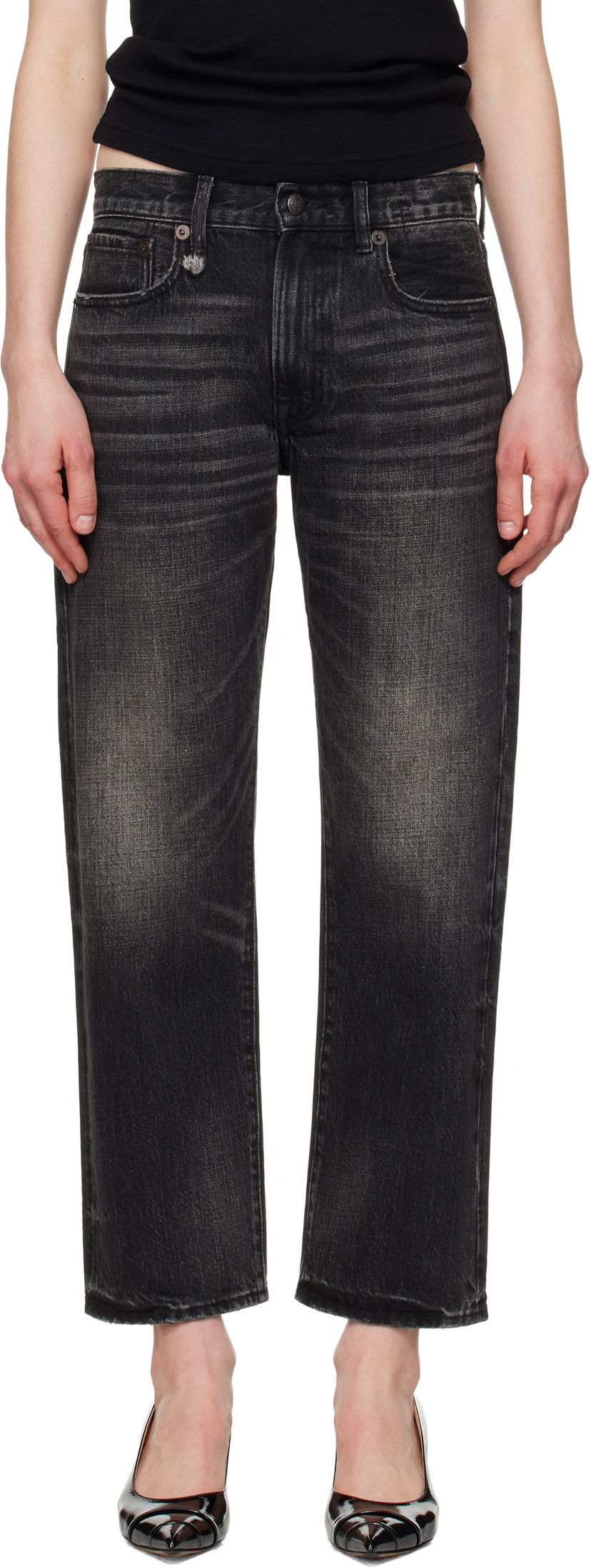 Jeans R13 R13 Romeo Jeans Svart | R13WD103-D175A
