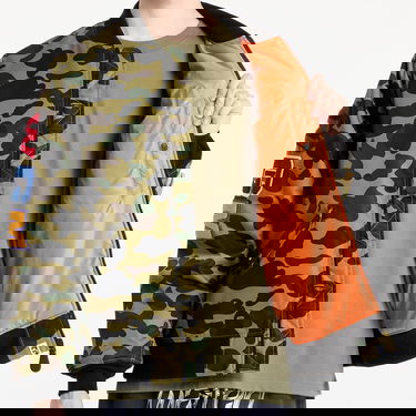 Bomberjacka BAPE A BATHING APE 1st Camo Shark MA-1 Jacket Grön | 001HJL301003MGRN, 5