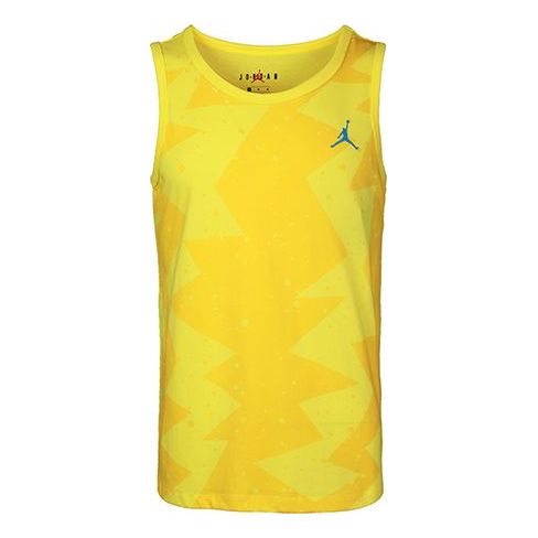 Linne Jordan Jordan Printed Poolside Basketball Vest Gul | CJ6231-728