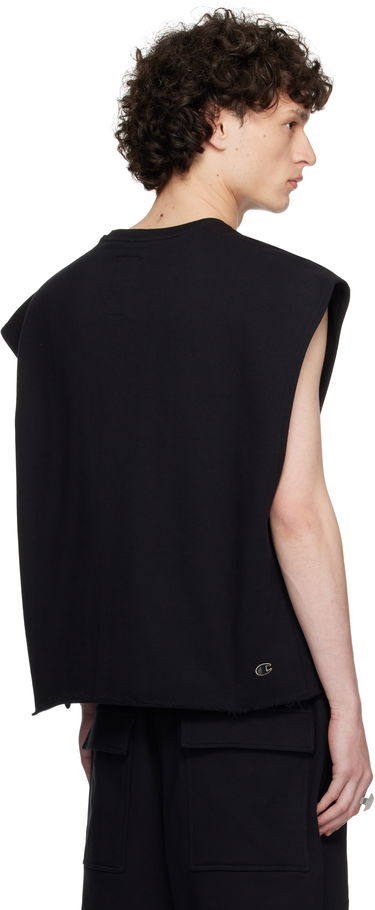 Linne Rick Owens Rick Owens Champion Edition Micro Tatlin Sleeveless T-Shirt Svart | CM01E1666 CHFE FELPA, 2