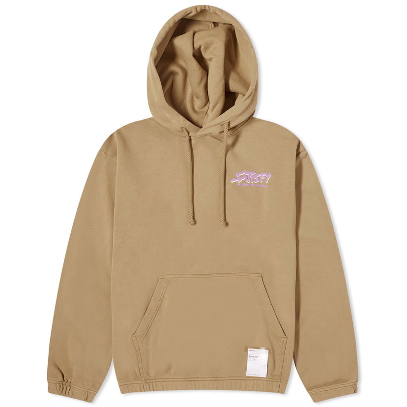 Sweatshirt Satisfy SoftCell Hoodie Beige | 5093-SFR-90S