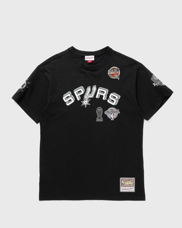 T-shirt Mitchell & Ness NBA N&N PREMIUM TEE SAN ANTONIO SPURS HALL OF FAME TONY PARKER #9 Svart | TCRW6862-SASYYTPABLCK, 0
