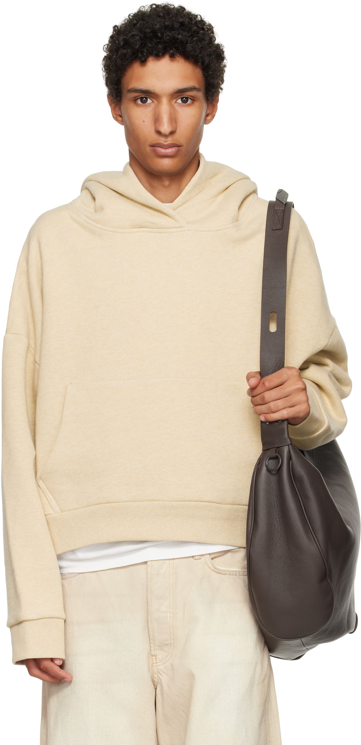 Sweatshirt Entire Studios Entire Studios Heavy Hoodie Beige | ES2125TP, 0