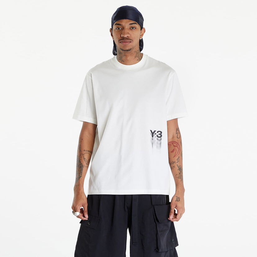T-shirt Y-3 Graphic Short Sleeve T-Shirt UNISEX Off White Vit | IZ3123