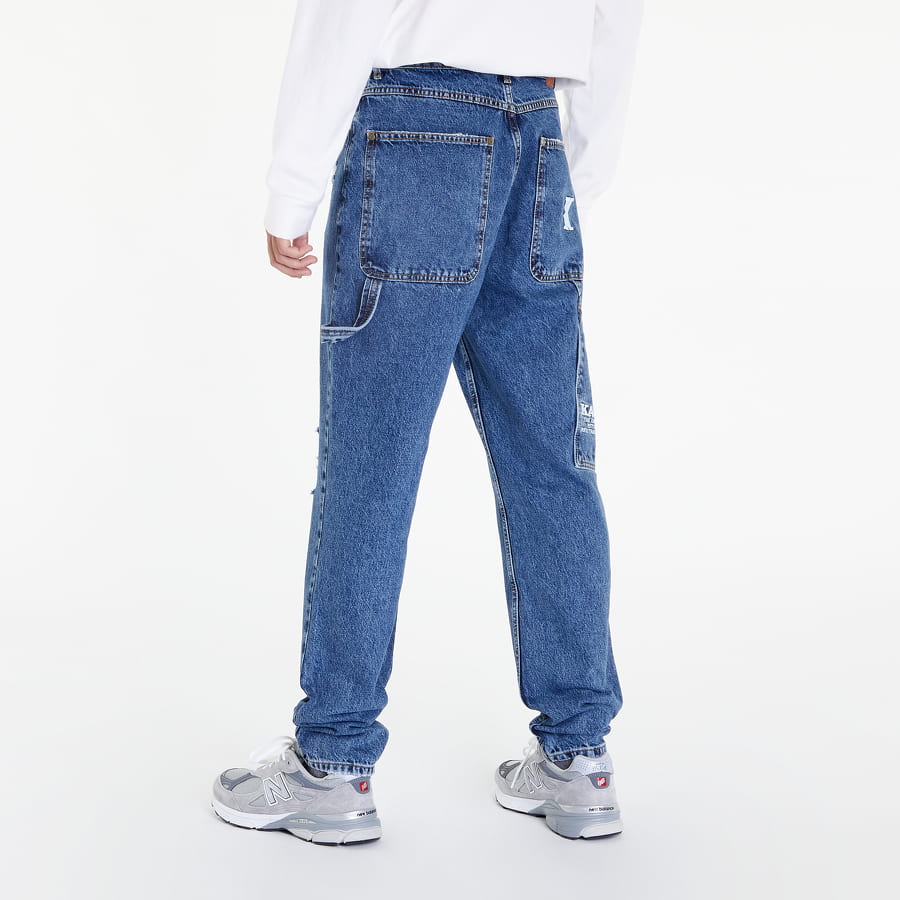 Jeans Karl Kani Retro Tapered Workwear Heavy Distressed Denim Jeans Blå | KM223-007-2, 1