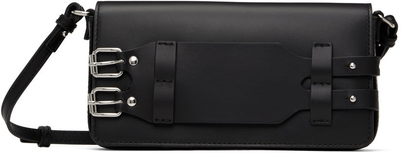 Handväska Maison Margiela MM6 Maison Margiela Small Bracelet Bag Svart | SB6WG0018 P8327
