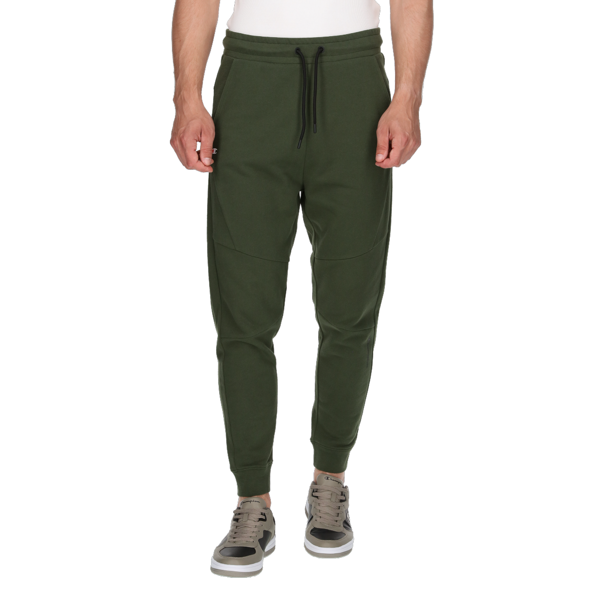 Träningsbyxor Champion Ribbed Jogger Pants Grön | 219973-GS543, 0
