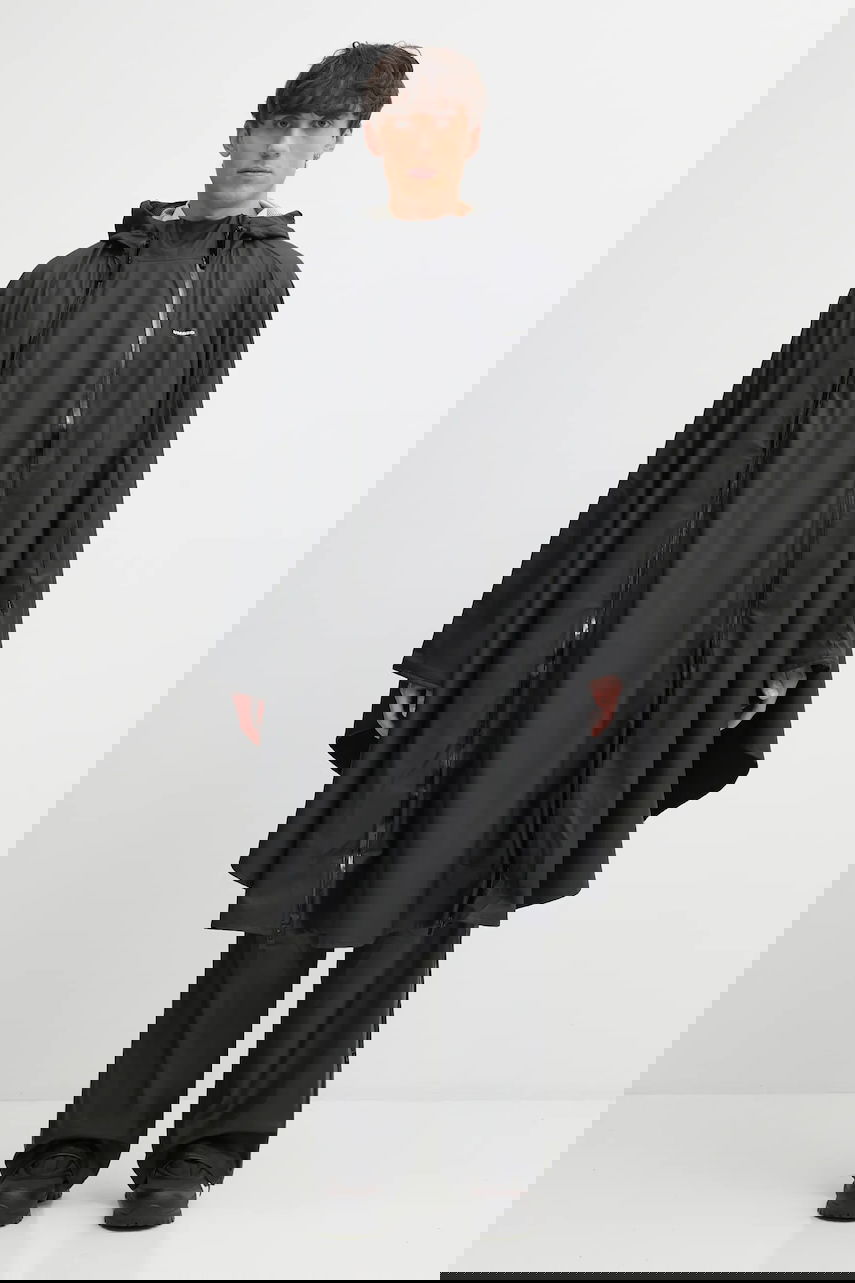 Regnrock Rains Hooded Zip Poncho Rains x Umbro Svart | 20800.01, 0