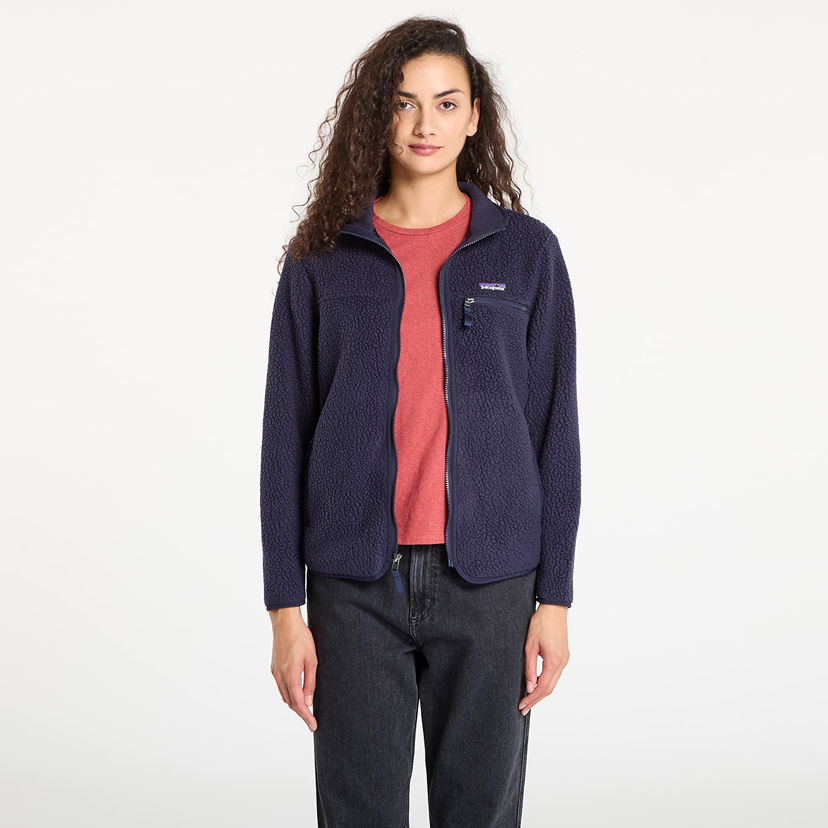 Jacka Patagonia Women's Retro Pile Jacket Mörkblå | 22795 SNBE