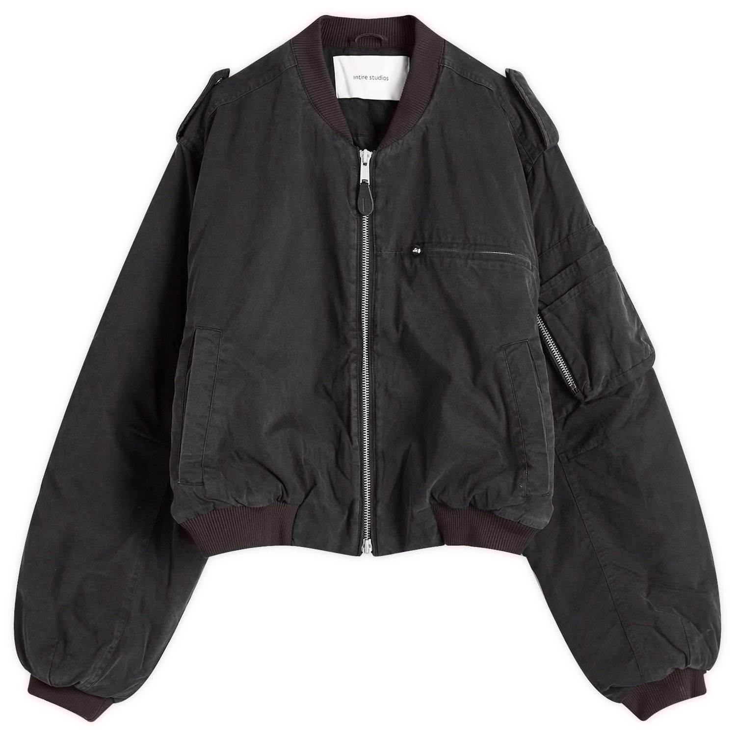 Bomberjacka Entire Studios A-4 Bomber Jacket Svart | ES2452IR, 0