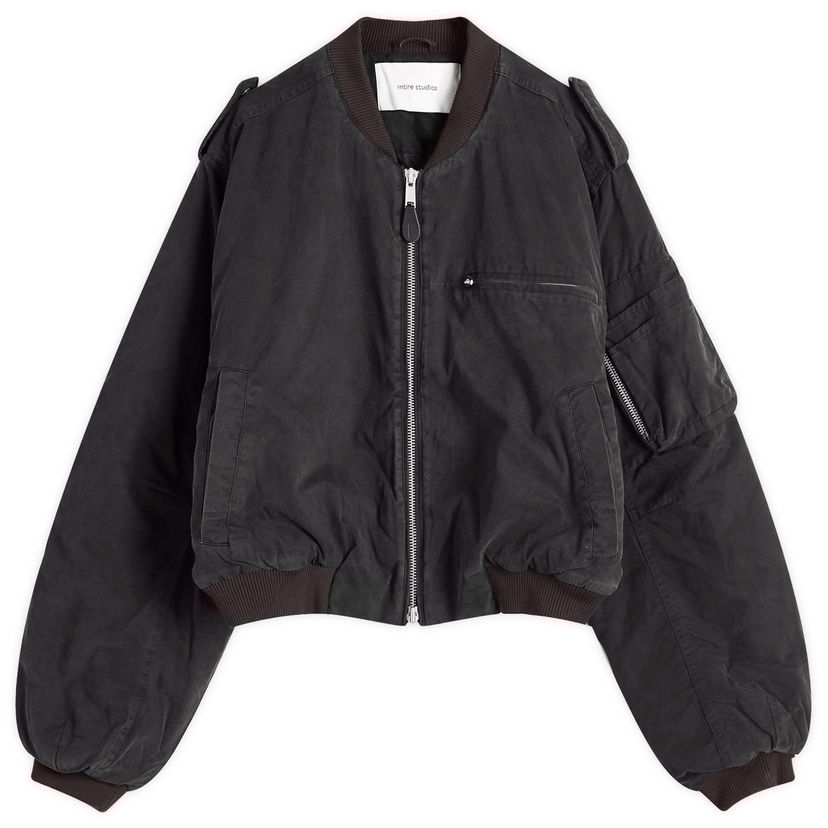 Bomberjacka Entire Studios A-4 Bomber Jacket Svart | ES2452IR