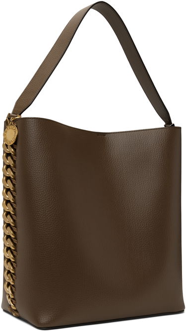 Tygpåse Stella McCartney Stella McCartney Frayme Tote Bag Brun | 7B0011WP0316, 1