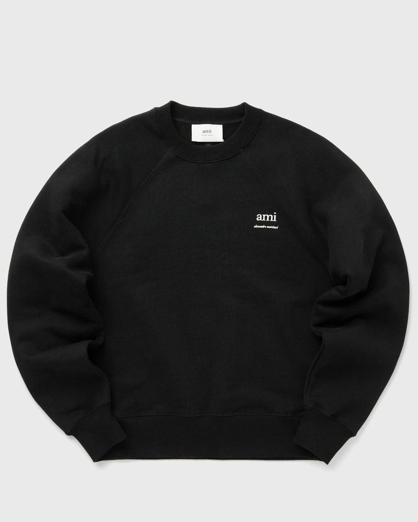 Sweater AMI Paris Crewneck Svart | USW024.747-001
