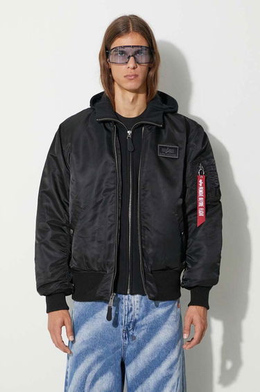 Bomberjacka Alpha Industries Bomber Jacket With Logo Patch Svart | 183110.515, 0