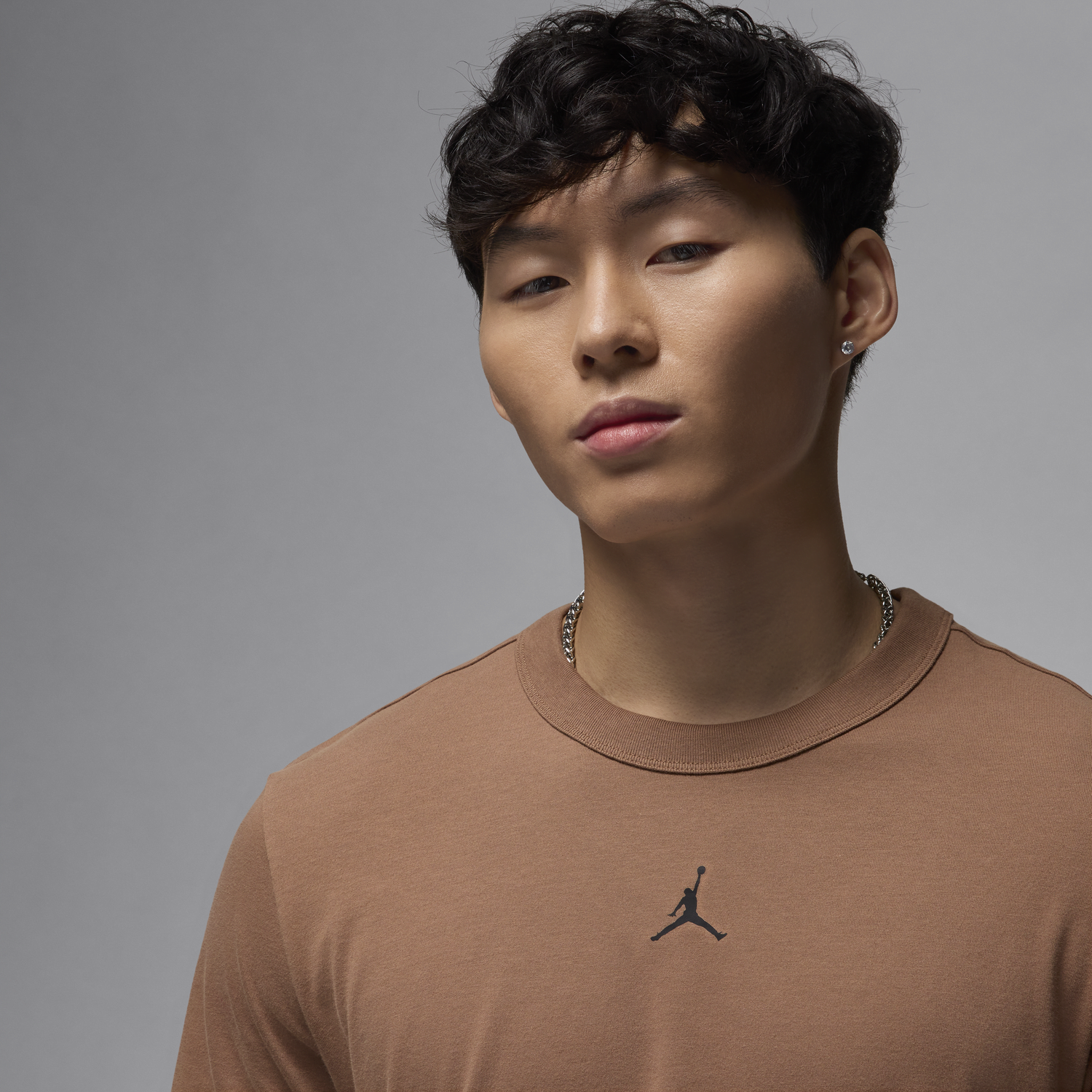 T-shirt Jordan Dri-FIT Jordan Sport Brun | FN5829-223, 1