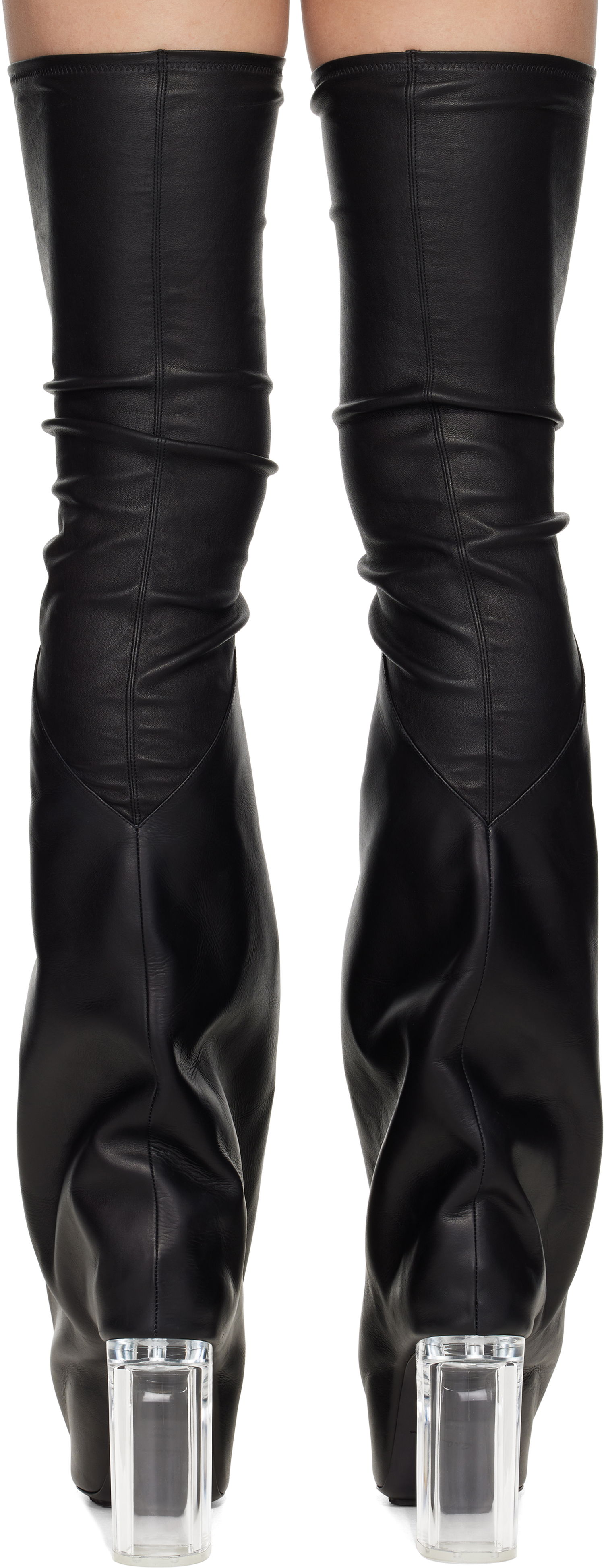 Strumpor Rick Owens Rick Owens Hollywood Taco Kiss Tall Boots Svart | RR01E5843 LSLCH0, 1