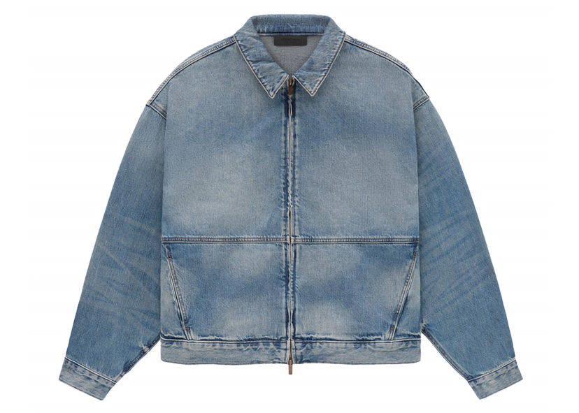 Jacka Fear of God Core Collection Denim Jacket Medium Wash Blå | 202SU244270F