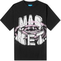 T-shirt MARKET Smiley Portal T-Shirt Svart | 399001551-BLK, 1