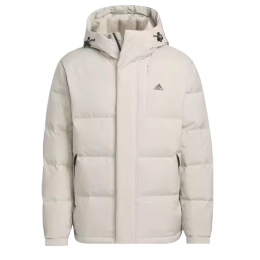 Pufferjacka adidas Originals Hooded Down Jacket Vit | IW0780