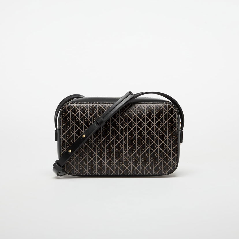 Axelväska CALVIN KLEIN Calvin Klein Emblem Aop Elongated Camera Bag Svart | LV04F3268G 2XA