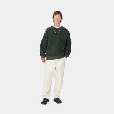Sweatshirt Carhartt WIP Fleece Sweatshirt Grön | I033991_9, 1