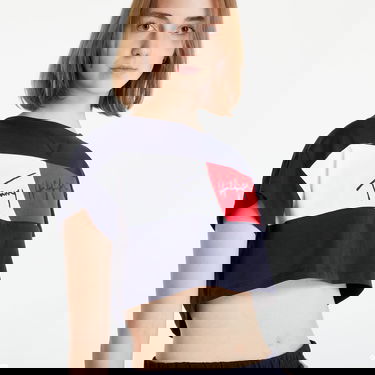 Crop top Tommy Hilfiger Cropped T-shirt Mörkblå | UW0UW03467-DW5, 1