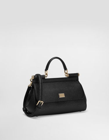 Handväska Dolce & Gabbana Dolce & Gabbana Sicily Medium Handbag Svart | BB7652B100180999, 2