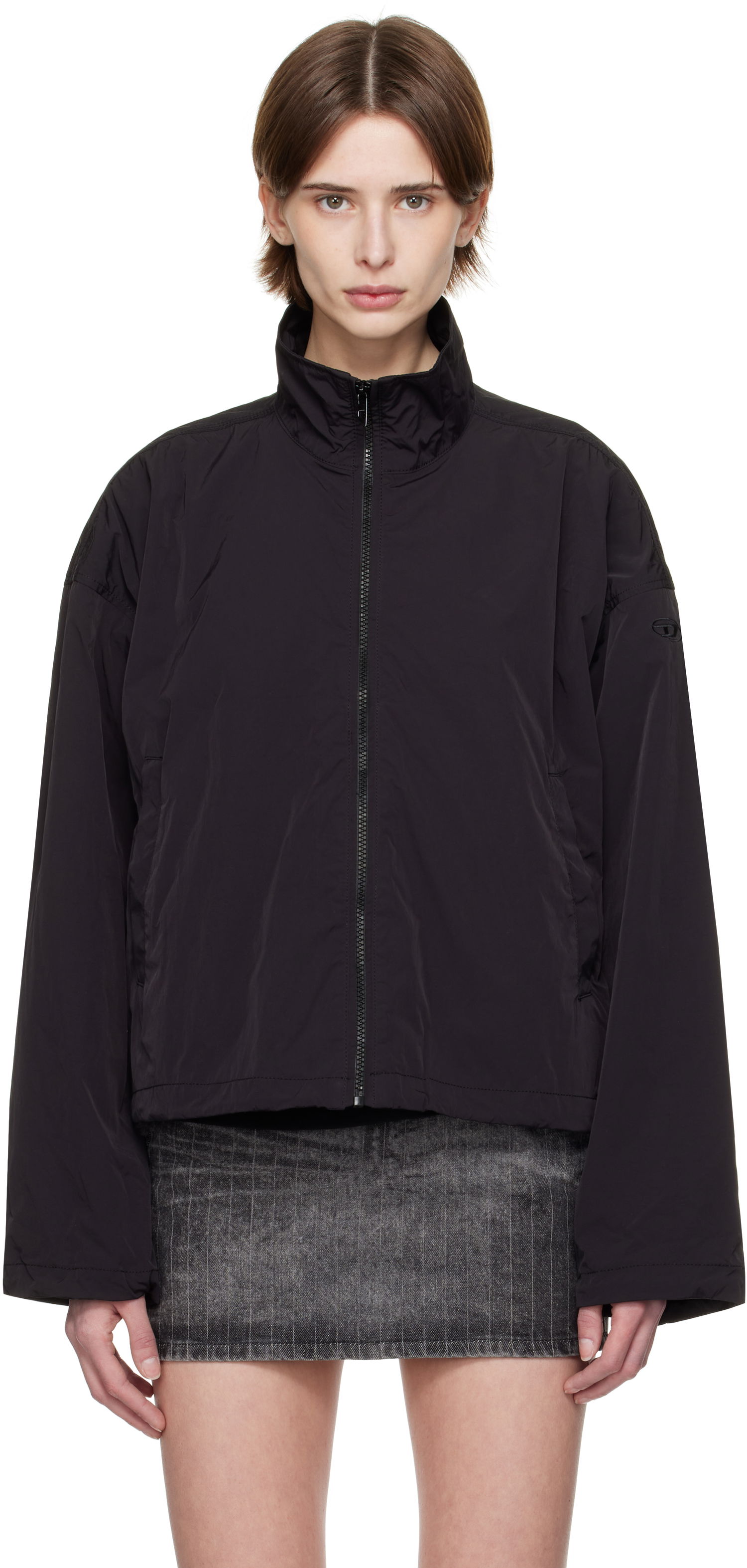 Vindjacka Diesel G-Leam Zip-Up Jacket Svart | A16815 0AKAD, 0