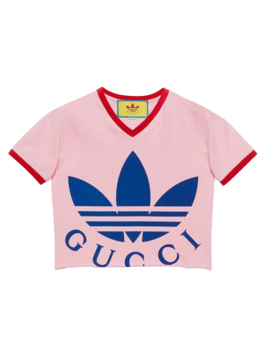T-shirt Gucci adidas x Cropped T-Shirt Rosa | ‎693637 XJEB1 5939