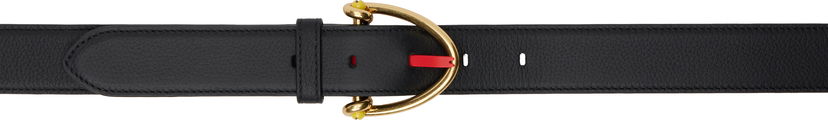 Bälten Bottega Veneta Bottega Veneta Snake Leather Belt Svart | 805091 V4IK2