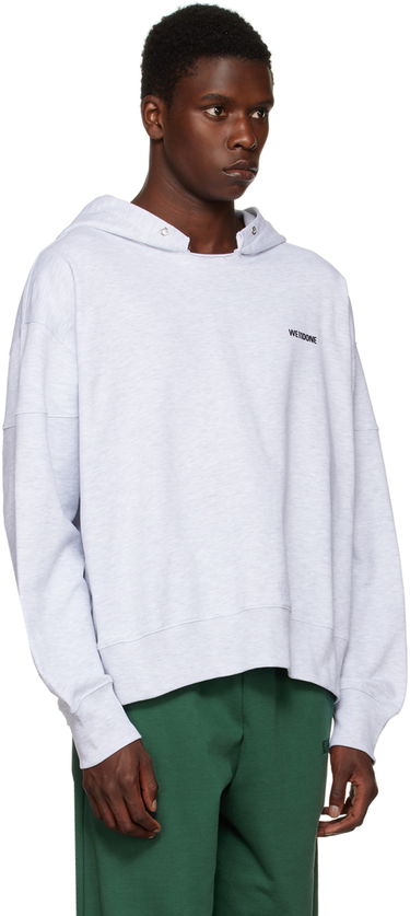 Sweatshirt We11done We11done Raw Edge Hoodie Grå | WD-TH3-22-867-U-GY, 1