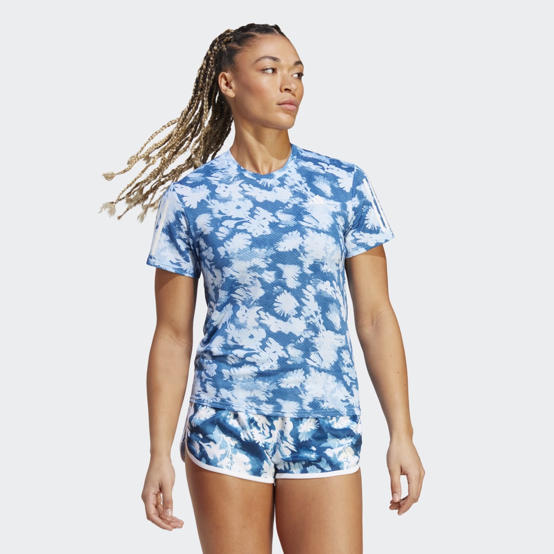 T-shirt adidas Performance Own the Run Summer Cooler Running Turkos | HP0480, 0
