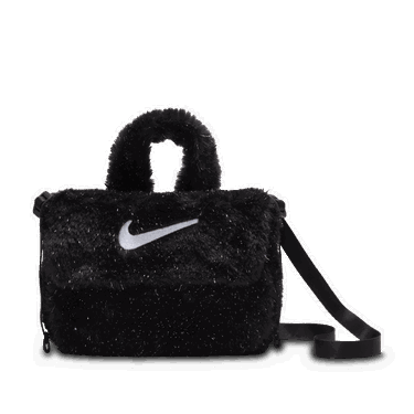 Handväska Nike Nike Faux Fur Crossbody Bag (1 l) Svart | FZ1329-010, 1