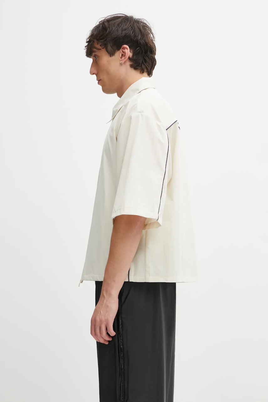 Skjorta Rains Rains x Umbro regular fit collared short sleeve overshirt Beige | 20910.140, 1