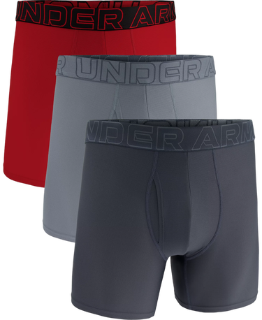 Boxare Under Armour Performance Tech™ Mesh 6" 3P Grå | 1383884-044, 2