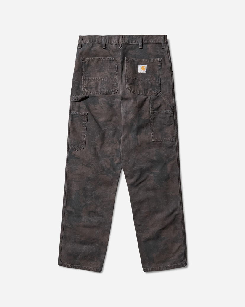 Cargo byxor Carhartt WIP Double Knee Camo Pants Svart | I031501 3G3GD