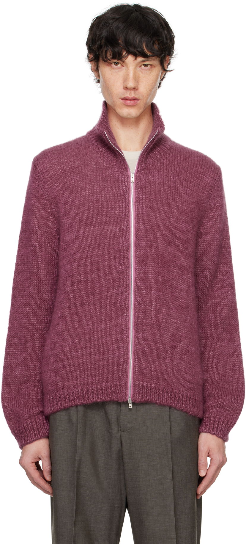 Sweater OUR LEGACY Float Funnel Sweater Bourgogne | M4243FU