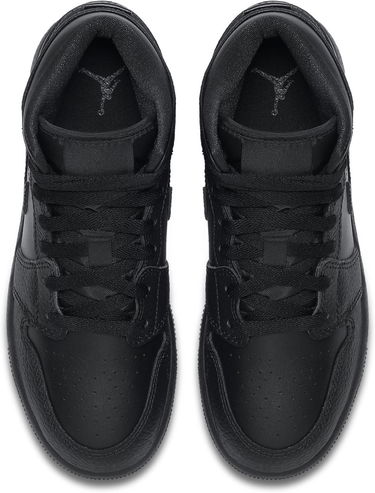 Sneakers och skor Jordan Air Jordan 1 Mid GS "Triple Black" Svart | 554725-091, 3