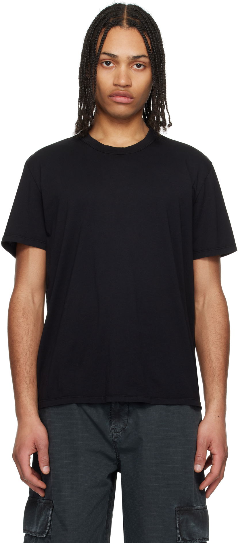 T-shirt LES TIEN Les Tien Standard Classic T-Shirt Svart | CJ-2095