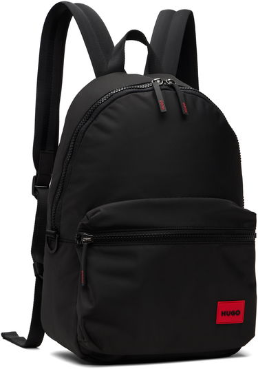 Ryggsäck BOSS Logo Patch Backpack Svart | 50549717, 1