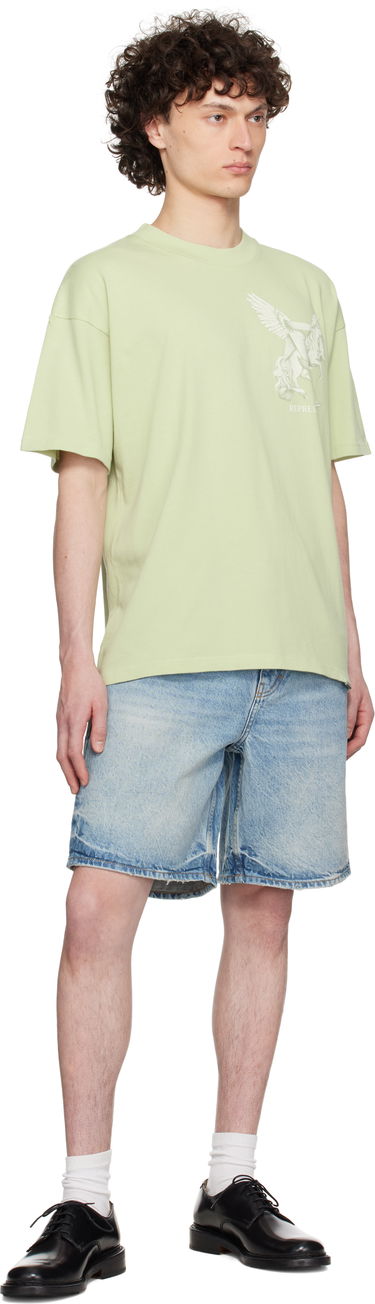 Shorts Represent Clo Represent R10T Tailored Denim Shorts Blå | MLM61038, 3