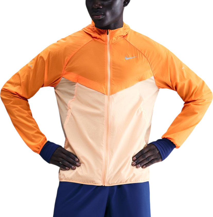 Vindjacka Nike Hooded Running Windbreaker Jacket Stride Flerfärgad | hv4548-873