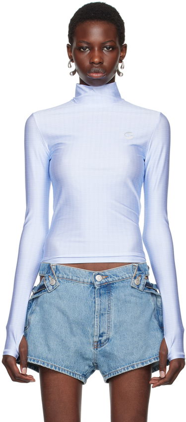 Sweater Coperni Coperni Fitted Turtleneck Top Blå | COPJS20F5007, 0
