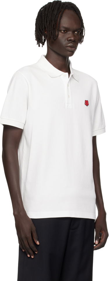 Polotröja KENZO Kenzo Paris 'Boke Flower' Slim Fit Polo Vit | FF65PO1534PU, 1