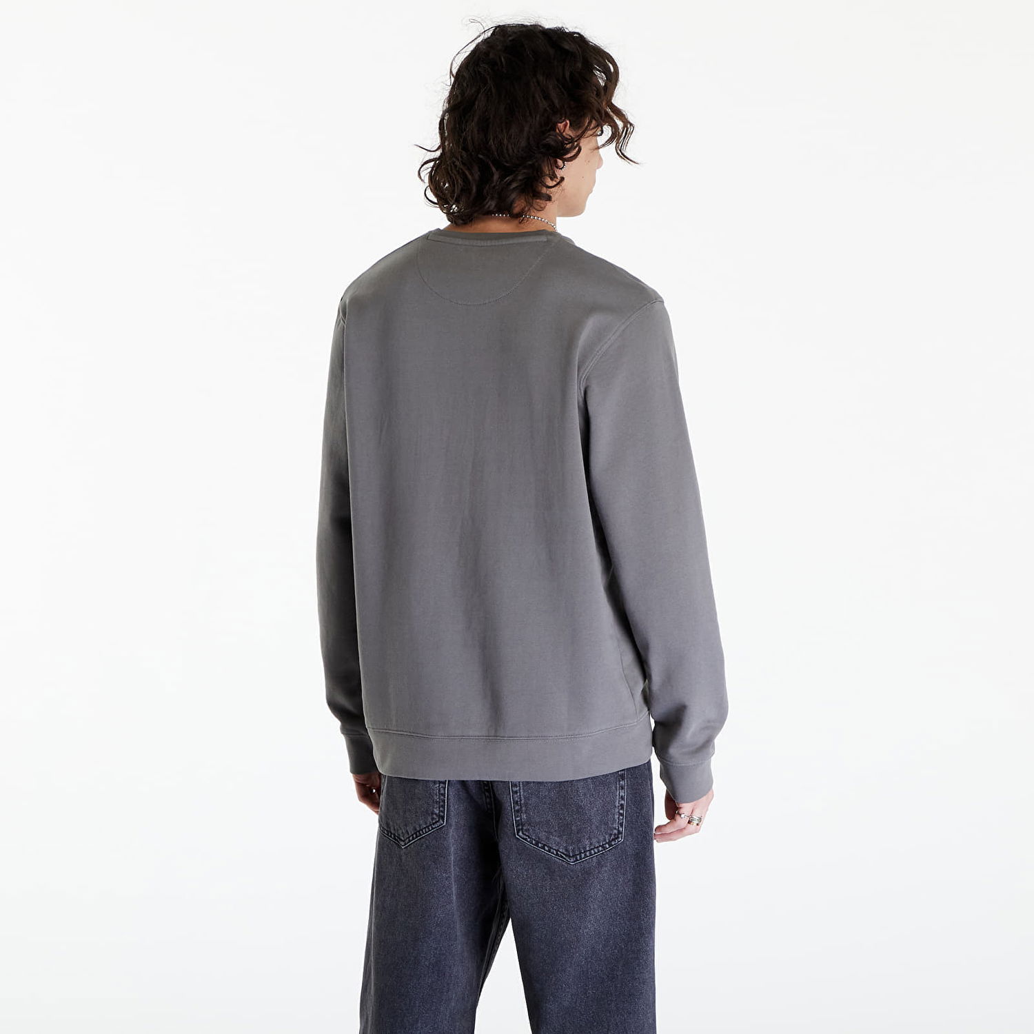Sweatshirt Wrangler Sign Off Crew Multicolour Grå | 112350537, 1