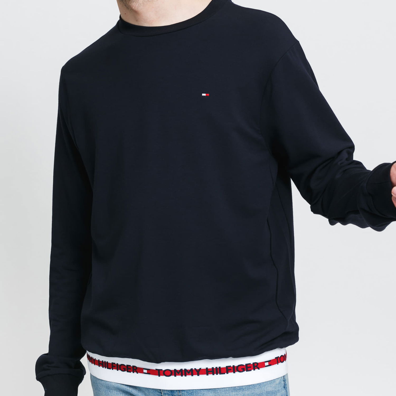 Sweatshirt Tommy Hilfiger HWK LongSleeve Track Top Mörkblå | UM0UM01928DW5, 1